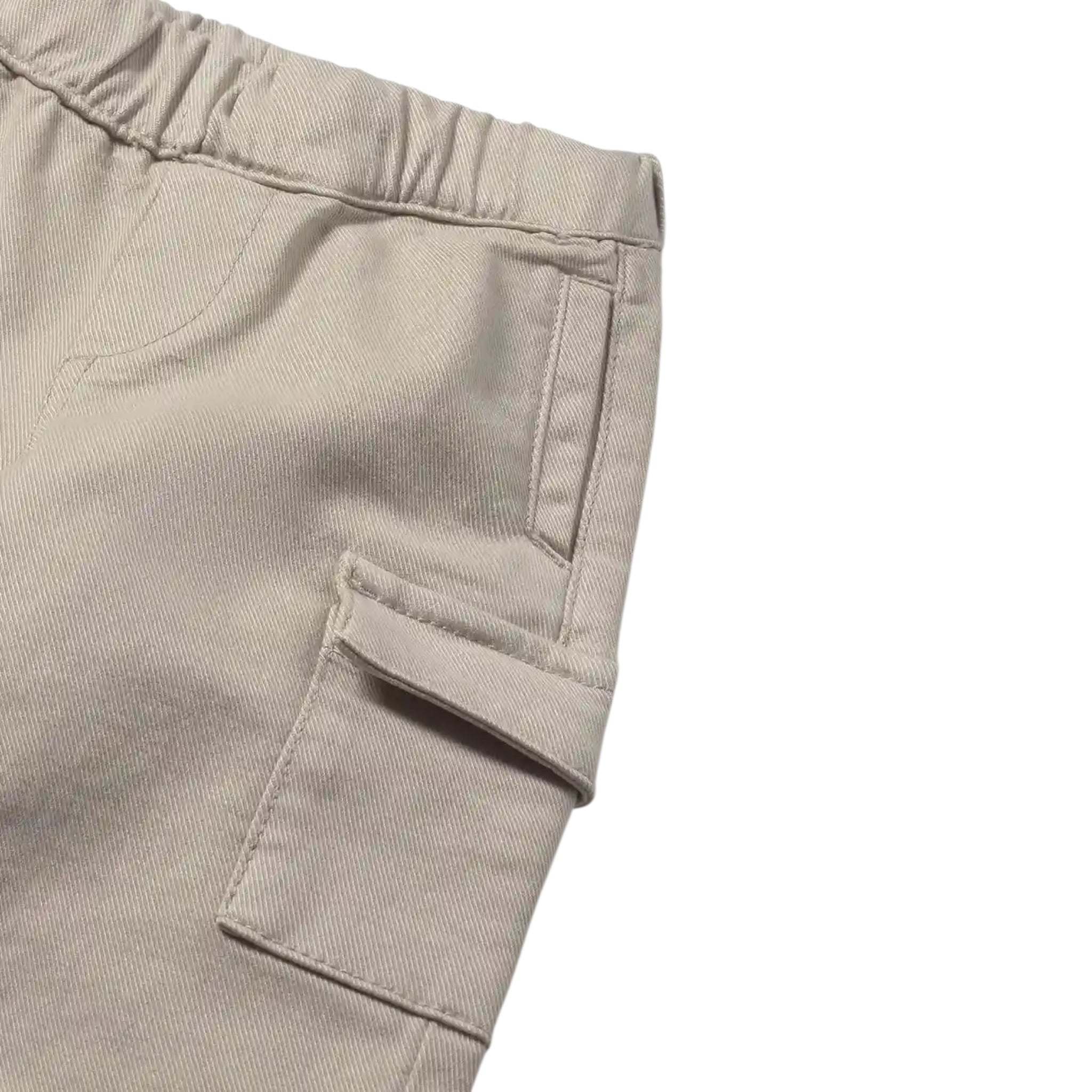 Mayoral Pantalone tinta unita con Tasconi Beige per Neonato 2506 BEIGE MAYORAL 