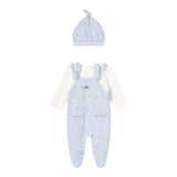 Mayoral Set Tutina-Cappello Bicolore Bianco/Azzurro per Neonato 2609 BIANCO/AZZURRO MAYORAL 