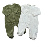 Mayoral Set Tutine Bicolore Bianco/Verde per Neonata 2702 BIANCO/VERDE MAYORAL 