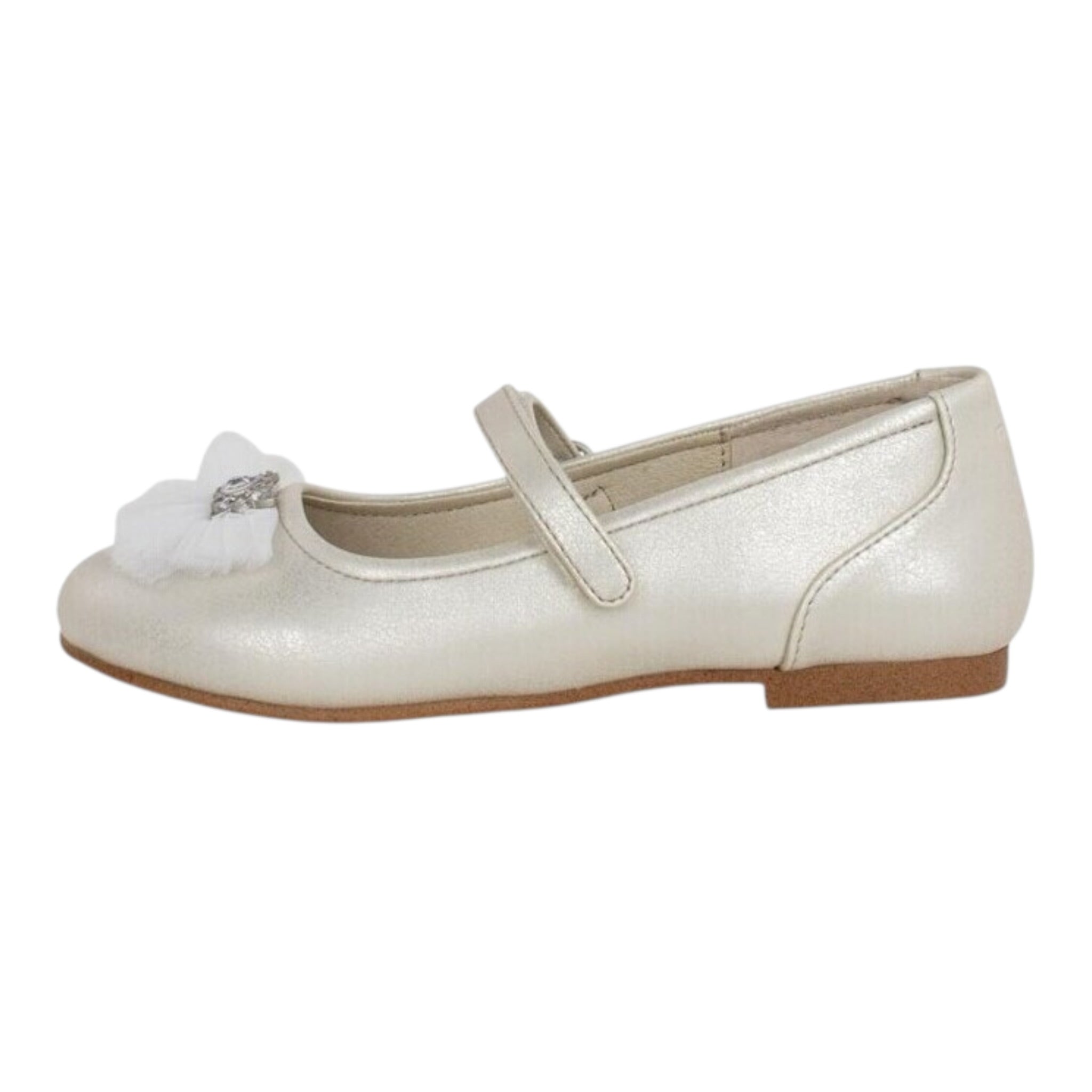 Mayoral Ballerine tinta unita con Strappo Beige per Bambina 453533 BEIGE MAYORAL 