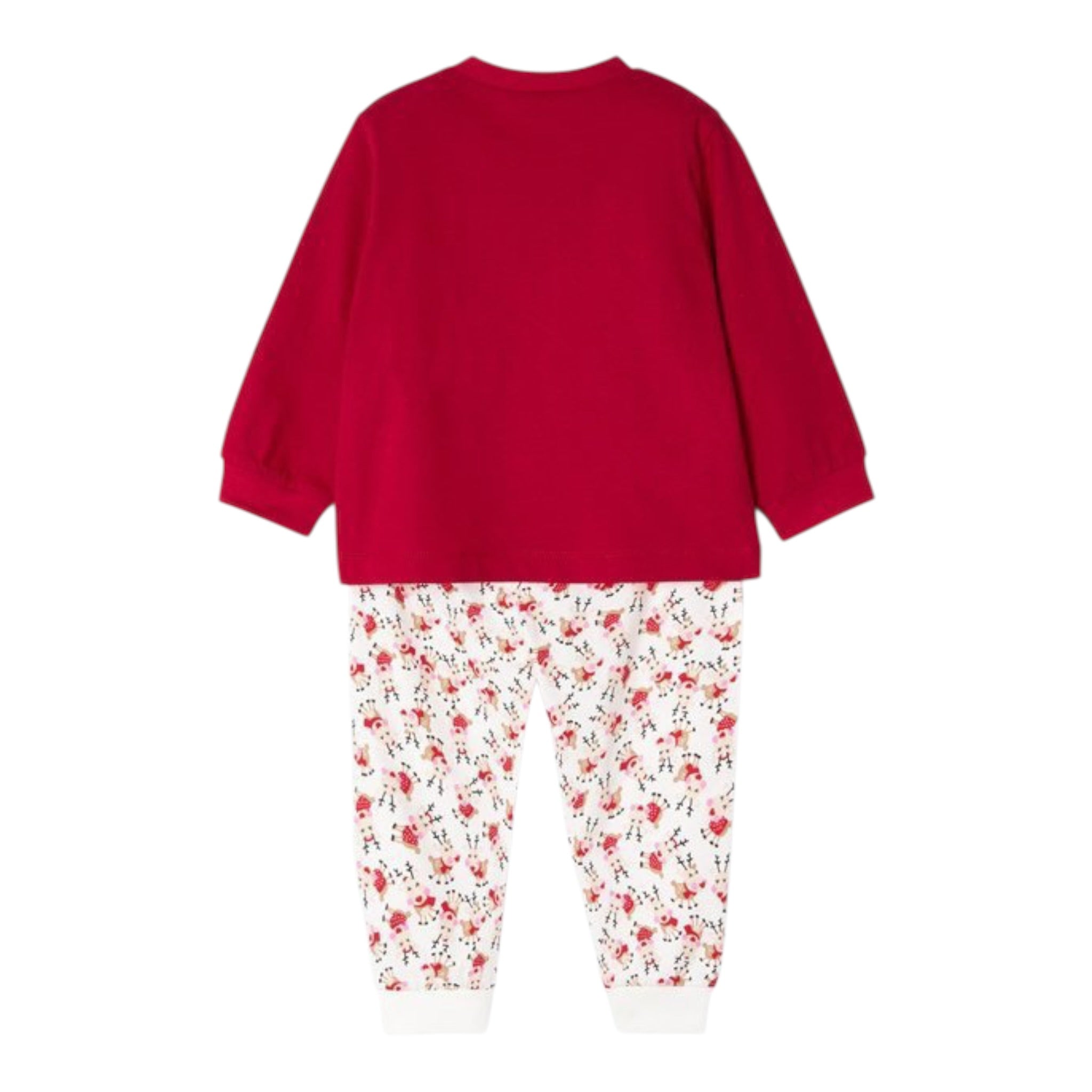 Mayoral Pigiama 2 Pezzi Shirt-Pantalone Rosso per Bambina 4757 ROSSO MAYORAL 