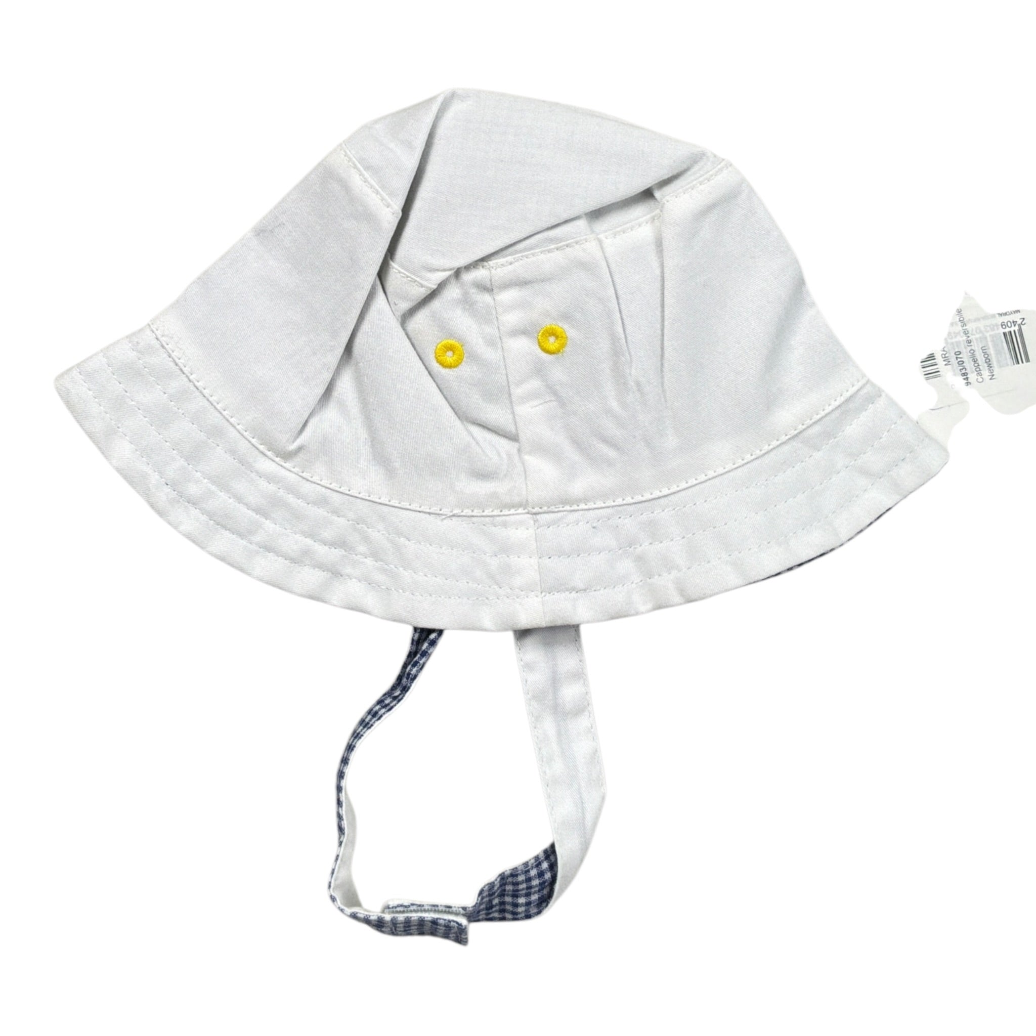 Mayoral Cappello Modello Pescatore tinta unita Bianco per Neonato 9483 BIANCO MAYORAL 