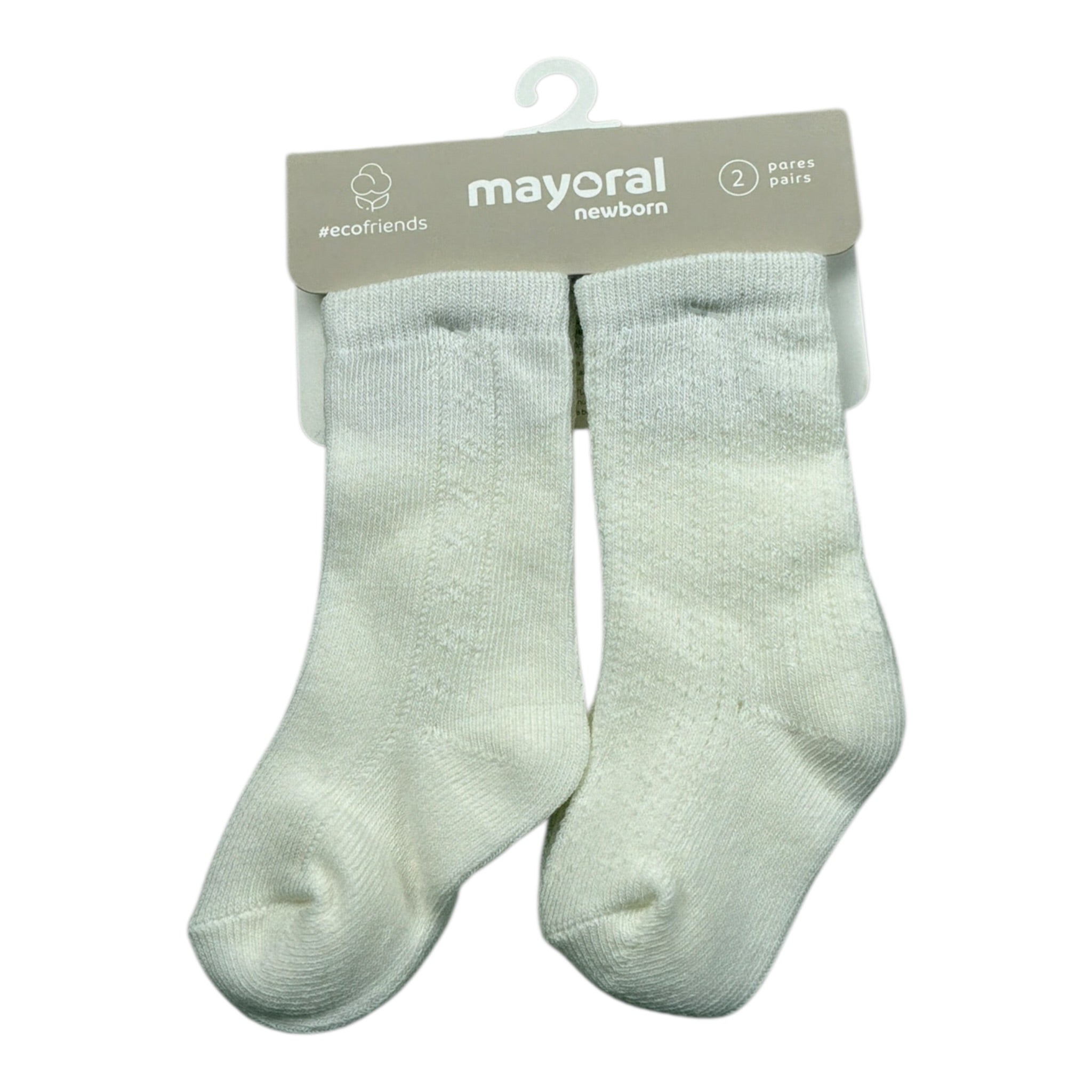 Mayoral Set 2Pz Calzini tinta unita Bianco per Neonata 9920 BIANCO MAYORAL 