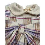 Meilisa Bai Abito Manica Lunga Stampa Fantasia Beige per Neonata FL5967 BEIGE MEILISA BAI 