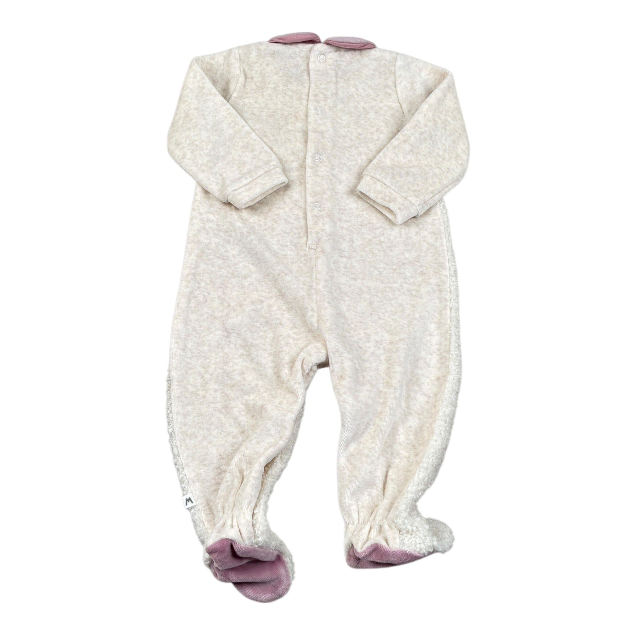 Melby Tutina tinta unita con Stampa Beige per Neonata 25N3141 BEIGE MELBY 