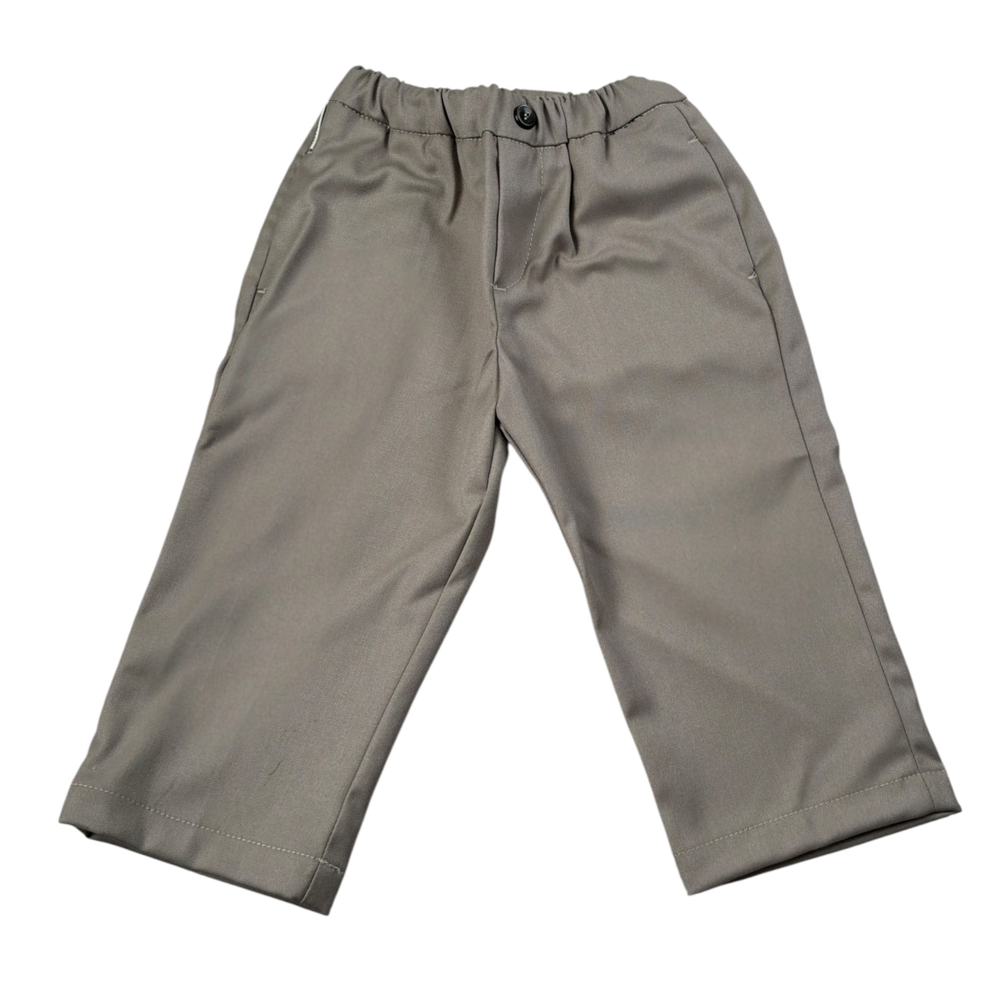 Michael Coal Pantalone tinta unita con Elastico In Vita Fango per Neonato 7157F25N FANGO MICHAEL COAL 
