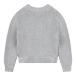 Michael Kors Maglia Girocollo tinta unita con Brillantini Grigio per Bambina R30162 GRIGIO MICHAEL KORS 