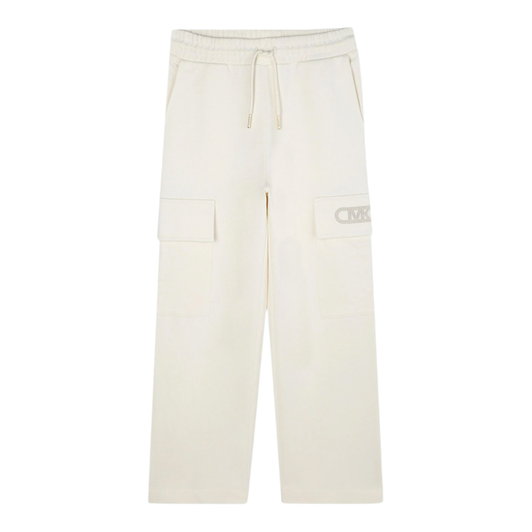 Michael Kors Pantalone Tuta tinta unita Crema per Bambina R30453X CREMA MICHAEL KORS 