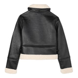 Michael Kors Montone tinta unita con Pelliccia Marrone per Bambina R30455X MARRONE MICHAEL KORS 