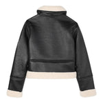 Michael Kors Montone tinta unita con Pelliccia Marrone per Bambina R30455XX MARRONE MICHAEL KORS 