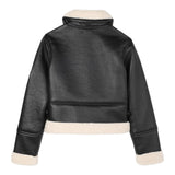 Michael Kors Montone tinta unita con Pelliccia Marrone per Bambina R30455XX MARRONE MICHAEL KORS 