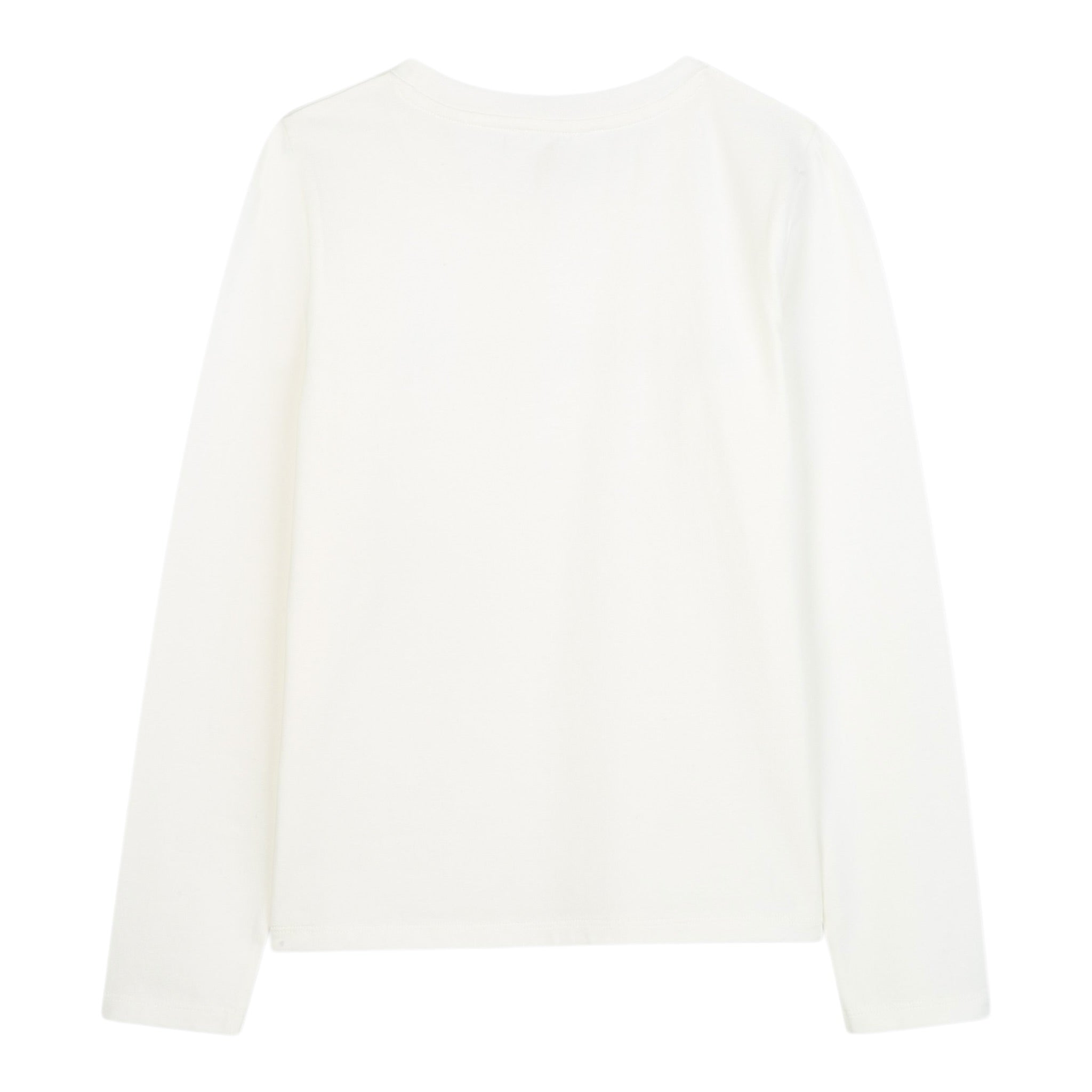 Michael Kors Shirt Girocollo tinta unita con Logo Panna per Neonata R30488 PANNA MICHAEL KORS 