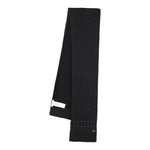 Michael Kors Sciarpa tinta unita con Logo Nero per Bambina R30526 NERO MICHAEL KORS 