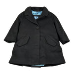 Mimisol Cappotto tinta unita Nero per Bambina MFCT046 NERO MIMISOL 