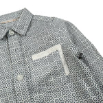 Mini Banda Camicia tinta unita con Fantasia Bianco per Neonato 3620 BIANCO MINI BANDA 