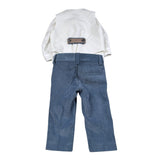 Minu' Completo Cerimonia 4Pz Camicia-Papillon-Gilet-Pantalone Bianco per Neonato M3942L4 BIANCO MINU' 