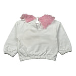 Miss Grant Felpa Chiusa tinta unita Xon Tulle Bianco per Neonata MG1458 BIANCO MISS GRANT 