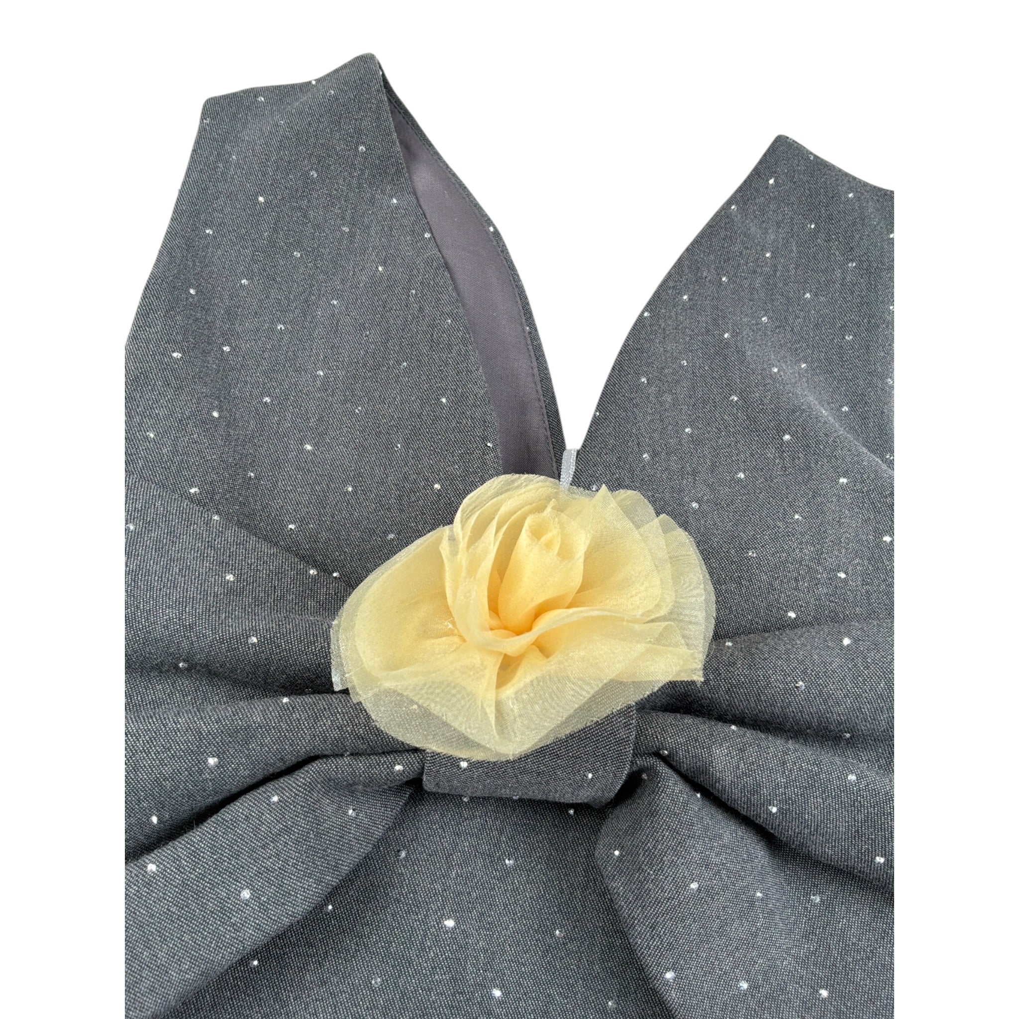 Miss Grant Sabito Giromanica tinta unita Grigio per Bambina MG1473 GRIGIO MISS GRANT 