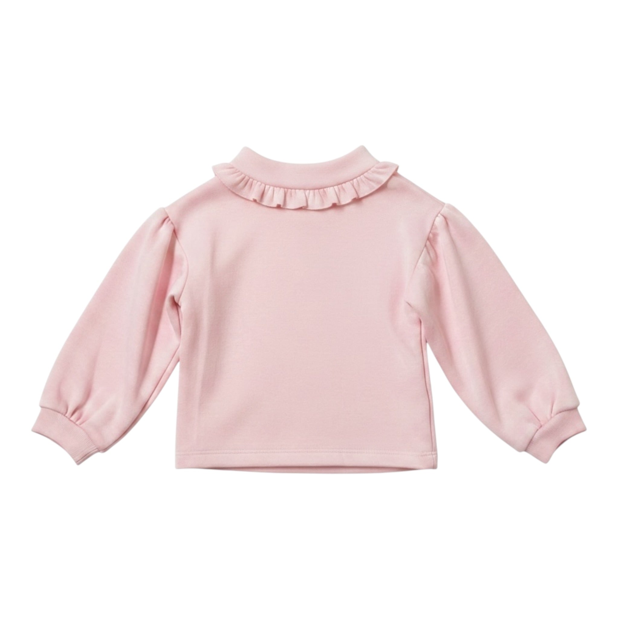 Miss Grant Felpa tinta unita Collo Rosa per Neonata MG1480N ROSA MISS GRANT 