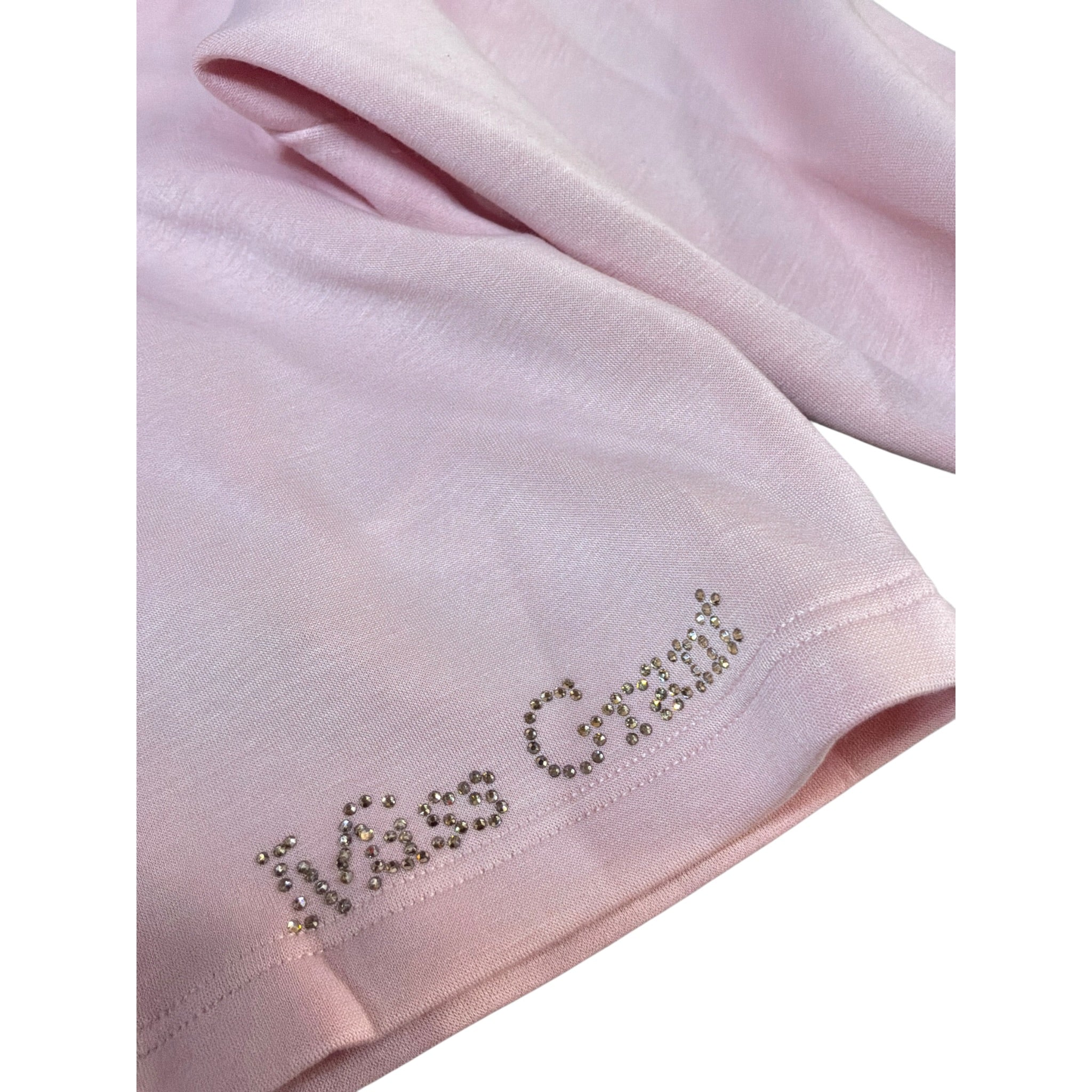 Miss Grant Felpa tinta unita Collo Rosa per Neonata MG1480N ROSA MISS GRANT 