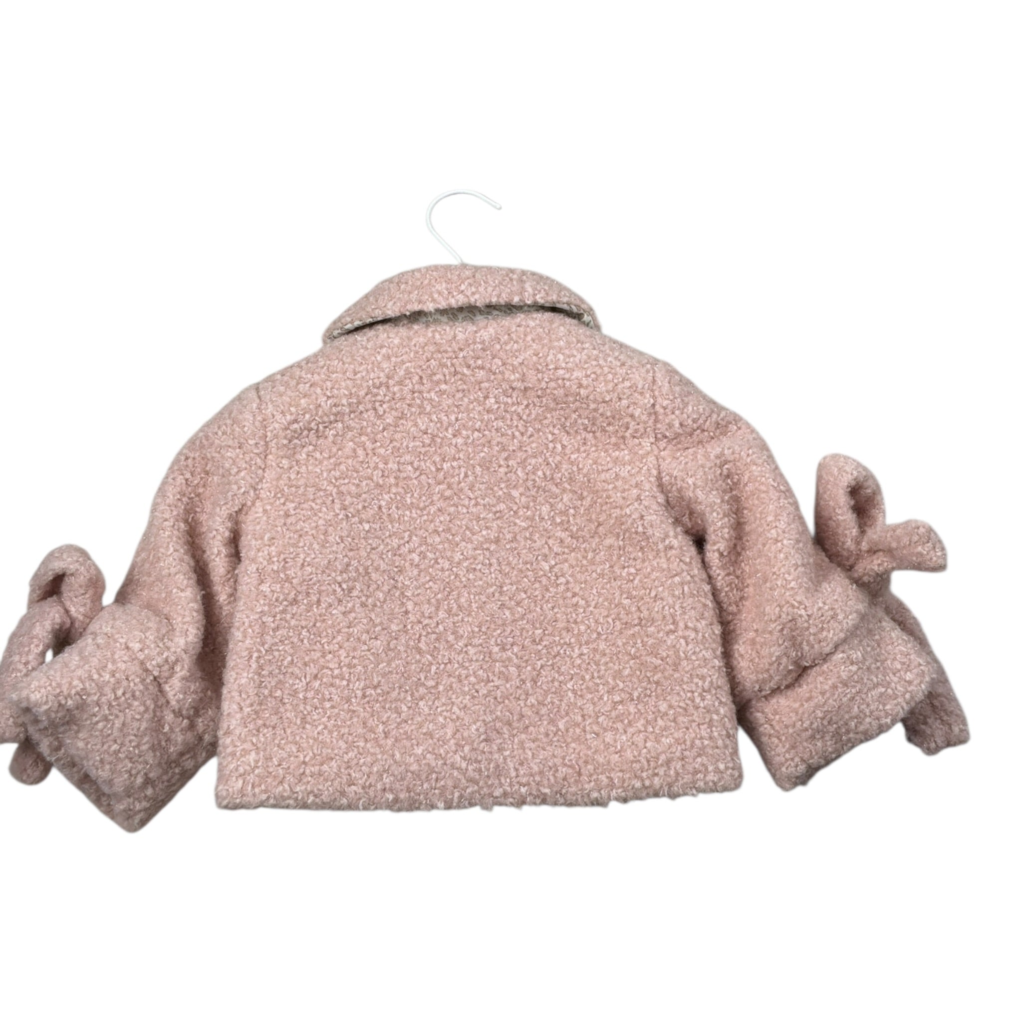 Miss Grant Cappotto tinta unita Rosa per Neonata MG1493N ROSA MISS GRANT 