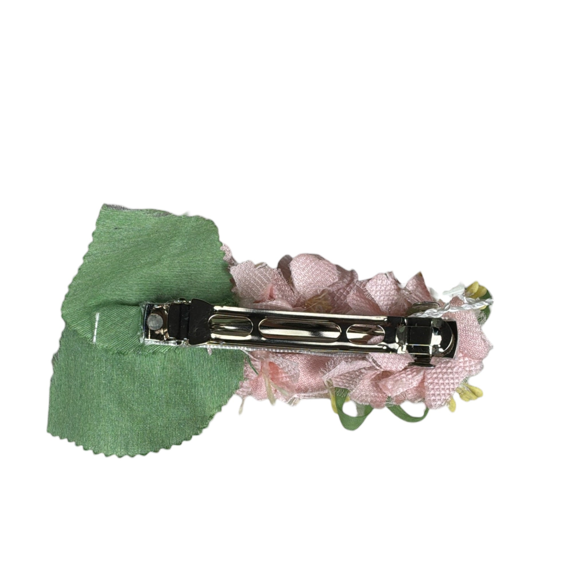 Miss Leod Fermaglio tinta unita con Fiore Rosa per Bambina 0338 ROSA MISS LEOD 