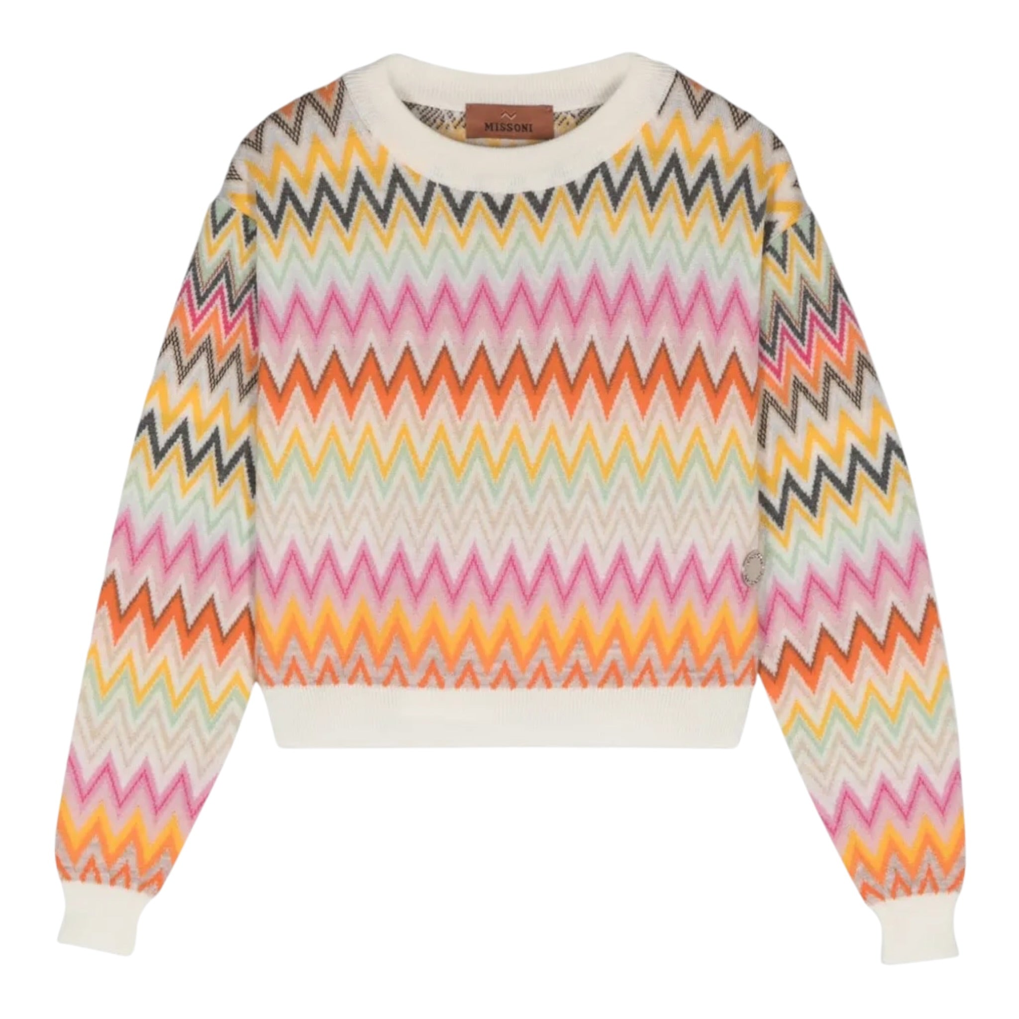 Missoni Maglia Multicolor con Fantasia Multicolor per Bambina MV9A30 MULTICOLOR MISSONI 