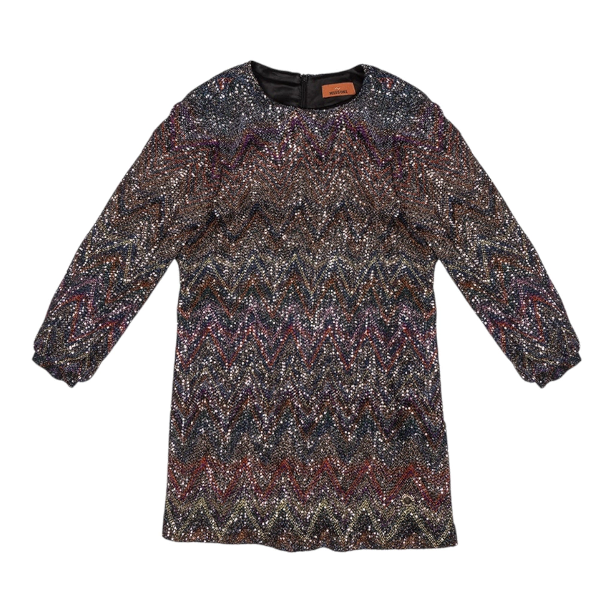 Missoni Abito Multicolor con Paillettes Multicolor per Bambina MX1C50 MULTICOLOR MISSONI 
