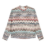 Missoni Camicia tinta unita con Fantasia Panna per Bambina MX5A20 PANNA MISSONI 