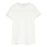 Missoni T-Shirt tinta unita con Stampa Bianco per Bambina MX8A41 BIANCO MISSONI 