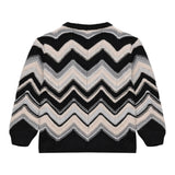 Missoni Cardigan Bicolore con Fantasia Bianco per Bambina MX9P10 BIANCO MISSONI 