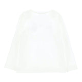 Monnalisa Shirt tinta unita con Stampa Bianco per Bambina 110631 BIANCO MONNALISA 