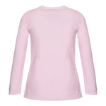 Monnalisa Shirt tinta unita con Stampa Rosa per Bambina 114615PS ROSA MONNALISA 