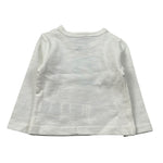 Boboli Shirt Girocollo tinta unita con Stampa Bianco per Neonato 118066 BIANCO BOBOLI 