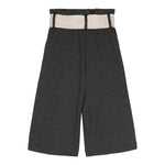 Monnalisa Pantalone tinta unita Modello Palazzo Grigio per Bambina 11D414 GRIGIO MONNALISA 