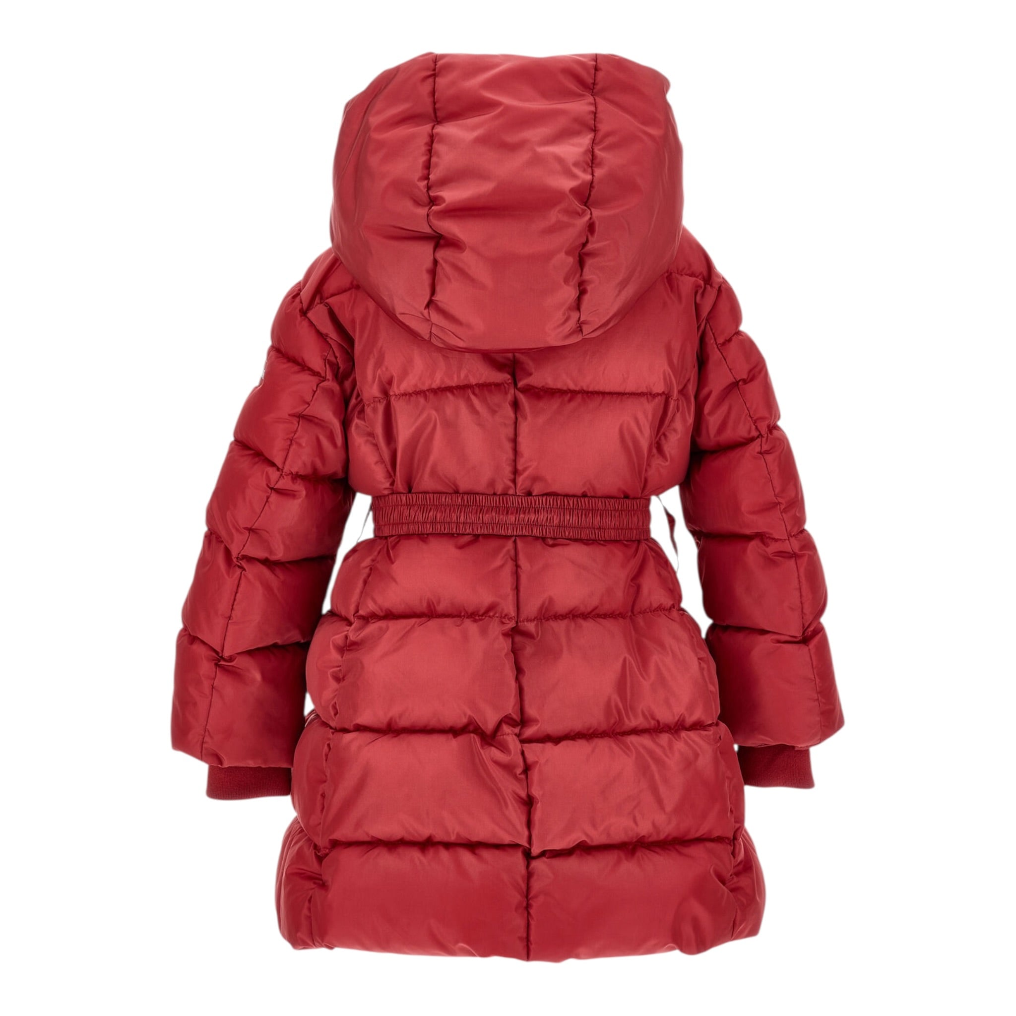 Monnalisa Giubbino tinta unita con Cappuccio Rosso per Neonata 17F101 ROSSO MONNALISA 