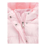 Monnalisa Giubbino tinta unita con Cappuccio Rosa per Bambina 17F101XX ROSA MONNALISA 