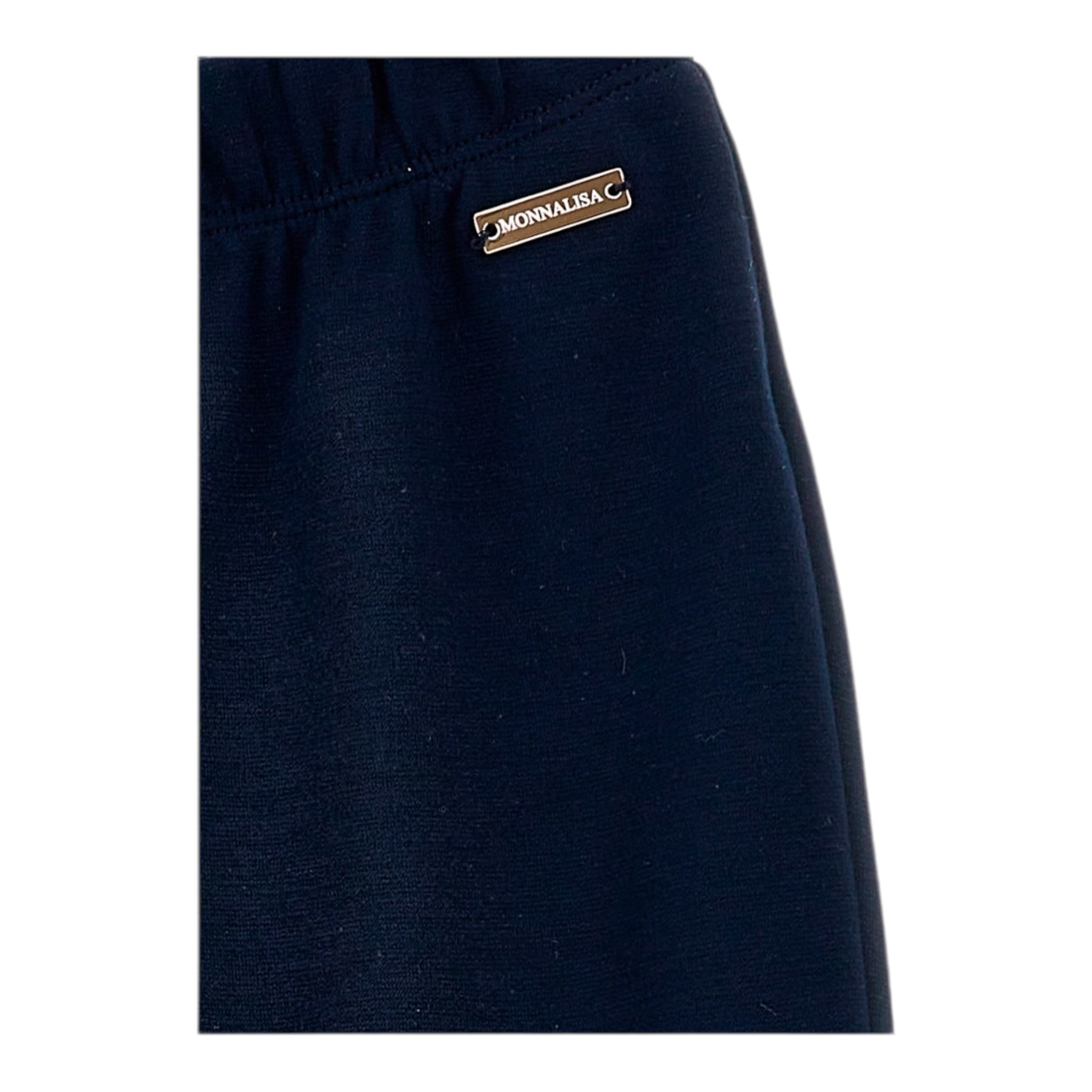 Monnalisa Pantalone tinta unita Modello A Zampa Blu per Neonata 17F400N BLU MONNALISA 