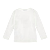 Monnalisa Shirt tinta unita con Stampa Bianco per Neonata 19F602 BIANCO MONNALISA 