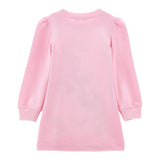 Monnalisa Abito Manica Lunga tinta unita Rosa per Neonata 19F902N ROSA MONNALISA 