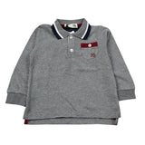 Monnalisa Polo Manica Lunga tinta unita Grigio per Neonato 280606 GRIGIO MONNALISA 