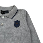 Monnalisa Polo Manica Lunga tinta unita Grigio per Neonato 282604 GRIGIO MONNALISA 