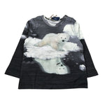 Monnalisa Shirt Girocollo Stampa Fantasia Nero per Neonato 2866046640 NERO MONNALISA 