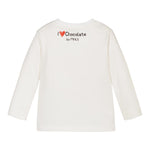 Monnalisa Shirt Girocollo tinta unita con Stampe Panna per Neonato 288611 PANNA MONNALISA 