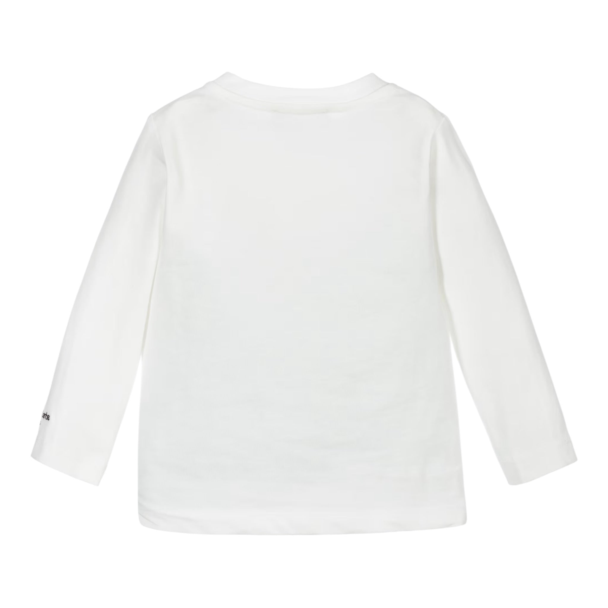 Monnalisa Shirt Girocollo tinta unita con Stampe Bianco per Neonata 288613 BIANCO MONNALISA 