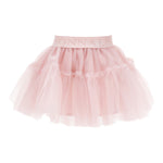 Monnalisa Gonna tinta unita con Tulle Rosa per Neonata 37FGON ROSA MONNALISA 