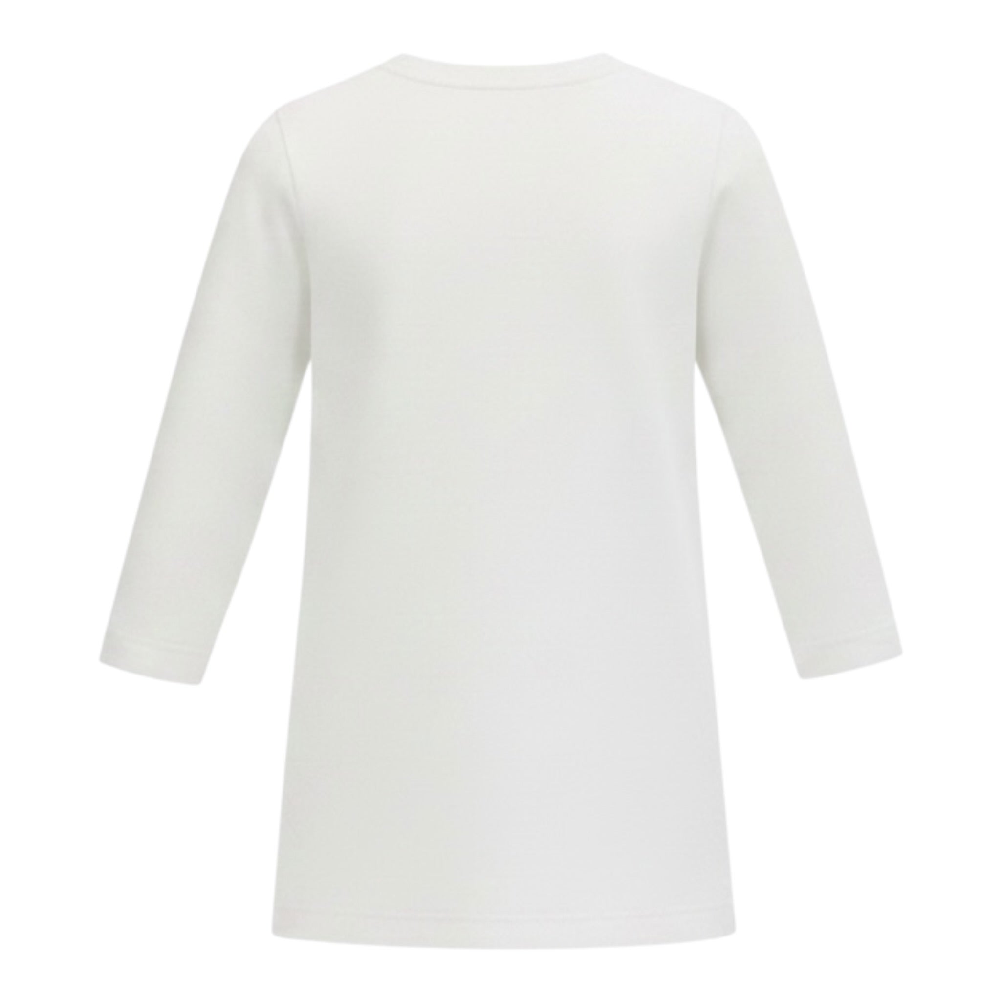 Monnalisa Shirt tinta unita con Stampa Bianco per Neonata 392602S9 BIANCO MONNALISA 