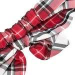 Monnalisa Fascia Bicolore con Fantasia A Quadri Rosso per Bambina 39D012 ROSSO MONNALISA 