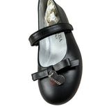 Monnalisa Ballerina tinta unita con Fiocco Nero per Bambina 87D005 NERO MONNALISA 