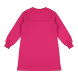 Moschino Abito Modello Felpa tinta unita con Stampa Fuxia per Bambina HBV0GY FUXIA MOSCHINO 
